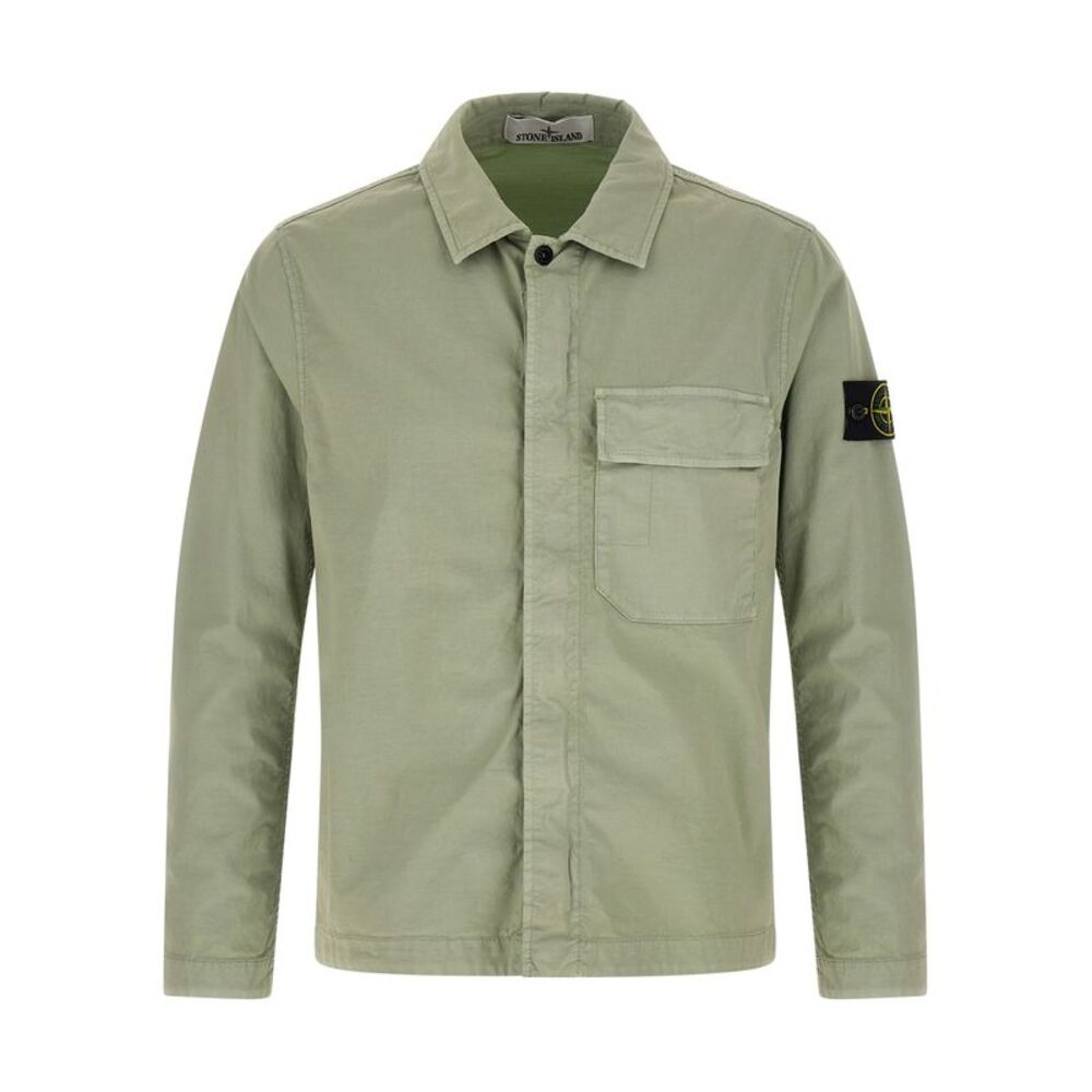 Stone Island Bicolor Cotton Men's Blouse